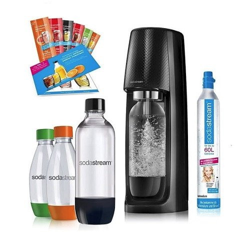 SODASTREAM SYFON EASY + NABÓJ+4 BUTELKI + 6x NAPÓJ